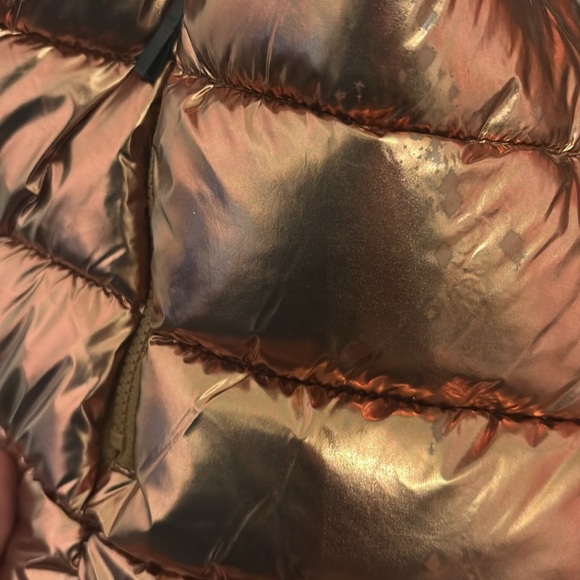 Desigual Shiny Copper Puffer Jacket - Picture 9 of 9